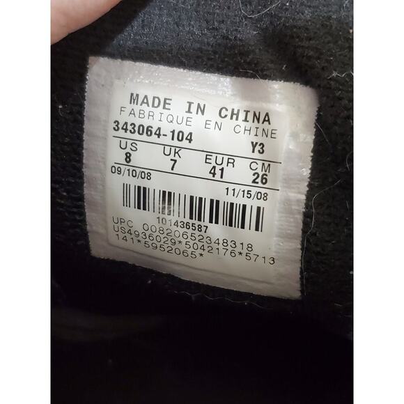 Nike Air Jordan 6 Rings White Purple Men’s Size 8 (343064‑104) Retro Basketball - Picture 6 of 7